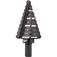 #5 Step Drill Bit, 1/4" - 1-3/8" , 1/8" Increments, High Speed Steel FMT Sales Ltd
