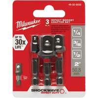 Jeu d'adaptateur de douilles &agrave; chocs Shockwave, 1/4" Prise, Sph&eacute;rique, 1-7/8" lo FMT Sales Ltd