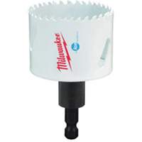 Scie-cloche Hole Dozer avec arbre, 2-1/8", Profondeur de la coupe 1-5/8", Bim&eacute;tal FMT Sales Ltd