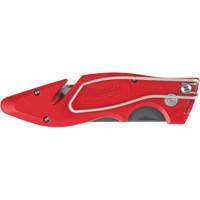 Couteau utilitaire rabattable Fastback, 2" lame, lame en Acier au carbone, poign&eacute;e en M&eacute;tal FMT Sales Ltd