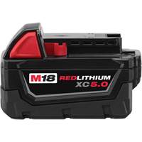 M18 Redlithium XC5.0 Extended Capacity Battery Pack, Lithium-Ion, 18 V, 5 A FMT Sales Ltd