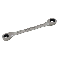 Double Box End Gear Ratcheting Wrench, 12 Point, 5/16" x 3/8", Plain Finish FMT Sales Ltd