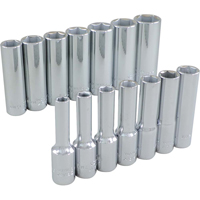 Socket Set, 14 Pcs, 3/8" Drive Size, Deep FMT Sales Ltd