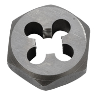 Hex Rethreading Die Nut, 1"/1-1/16" Dia., 1/8"-27 Thread, Carbon Steel/Chromium Steel FMT Sales Ltd