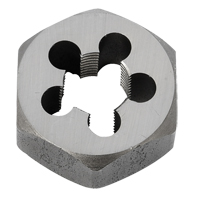 Hex Rethreading Die Nut, 1"/1-1/16" Dia., 3/8"-18 Thread, Carbon Steel/Chromium Steel FMT Sales Ltd