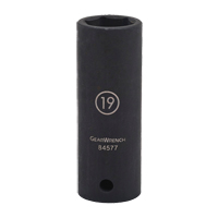 Douille, Chocs, 17 mm, Prise 1/2", 6 pans, Profond FMT Sales Ltd