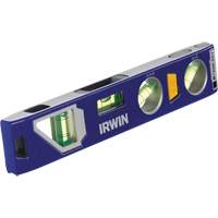 250 Series Heavy-Duty Torpedo Level, 9" L, Aluminum, 4 Vials, Magnetic FMT Sales Ltd