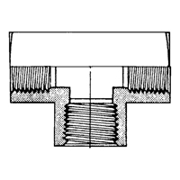 Female Pipe Tees, Brass, 1/8" FMT Sales Ltd