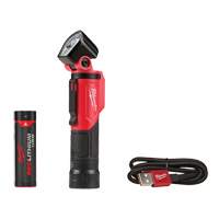 USB Pivoting Flashlight, LED, 500 Lumens, Rechargeable Batteries FMT Sales Ltd