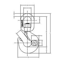 Latched Swivel Hoist Hook FMT Sales Ltd