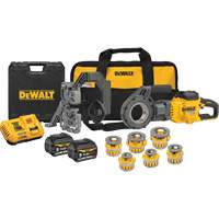 FlexVolt&reg; Max* Cordless Pipe Threader Kit with Dieheads, 30 RPM, 1/2" - 2" Pipe Thread FMT Sales Ltd