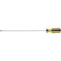 100 PLUS&reg; Extra-Light Cabinet Tip Screwdriver, 1/8" Tip, Round, 6-5/8" L, Plastic Handle FMT Sales Ltd