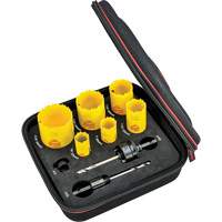 Deep Cut Hole Saw Kit, 9 Pieces FMT Sales Ltd