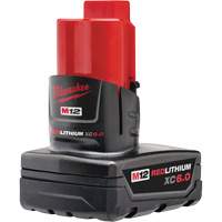 M12 Redlithium XC6.0 Battery, Lithium-Ion, 12 V, 6 Ah FMT Sales Ltd