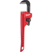 Pipe Wrench, 1-1/2" Jaw Capacity, 10" Long, Powder Coated Finish, Ergonomic Handle FMT Sales Ltd
