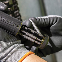 Tournevis &agrave; cliquet &agrave; embouts multiples 15 en 1, 8-3/4" lo, Prise Coussin&eacute;e FMT Sales Ltd