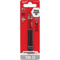 Embout de tournevis Shockwave Impact Duty, Torx, Embout T-20, Prise 1/4", Longueur 3-1/2" FMT Sales Ltd