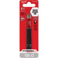 Embout de tournevis Shockwave Impact Duty, Torx, Embout T-25, Prise 1/4", Longueur 3-1/2" FMT Sales Ltd