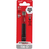 Embout de tournevis Shockwave Impact Duty, Torx, Embout T-30, Prise 1/4", Longueur 3-1/2" FMT Sales Ltd