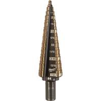 Foret &eacute;tag&eacute;, 3/16"/#4 - #4/7/8", Incr&eacute;ments de 1/32", Acier rapide au cobalt FMT Sales Ltd