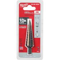 Foret &eacute;tag&eacute;, 3/16"/#4 - #4/7/8", Incr&eacute;ments de 1/32", Acier rapide au cobalt FMT Sales Ltd
