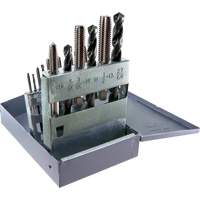 Jeu de tarauds & forets UNC DRILLCO, 18 morcea FMT Sales Ltd