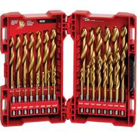 Jeu de forets Shockwave Red Helix, 29 morceaux, Titane FMT Sales Ltd