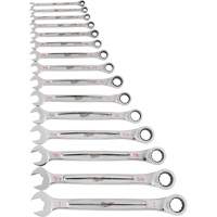 Ratcheting Wrench Set, Combination, 15 Pieces, Imperial FMT Sales Ltd