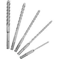 Trousse de forets &agrave; 4 cannelures pour perceuse &agrave; percussion MX4, 5 morceaux, Carbure FMT Sales Ltd