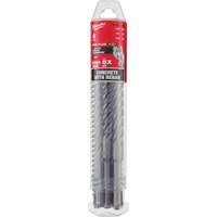 Trousse de forets &agrave; 4 cannelures pour perceuse &agrave; percussion MX4, 6 morceaux, Carbure FMT Sales Ltd