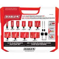 Electrician's Bi-Metal Hole Saw Set, 16 Pieces FMT Sales Ltd