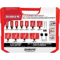 Plumber's Bi-Metal Hole Saw Set, 17 Pieces FMT Sales Ltd