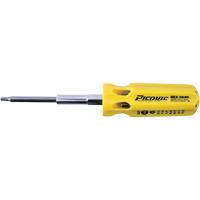 Hex-Calibre SAE Multi-Bit Screwdriver, Plastic Handle FMT Sales Ltd