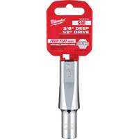 SAE Socket with Four Flat Sides, 3/8", 1/2" Drive, 6 Points, Deep FMT Sales Ltd
