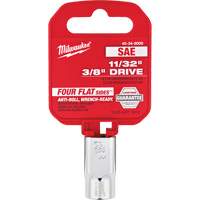 SAE Socket with Four Flat Sides, 11/32", 3/8" Drive, 6 Points FMT Sales Ltd