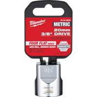 Metric Socket with Four Flat Sides, 20 mm, 3/8" Drive, 6 Points FMT Sales Ltd