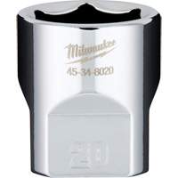 Metric Socket with Four Flat Sides, 20 mm, 3/8" Drive, 6 Points FMT Sales Ltd