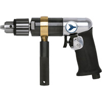 AD12VSRK Variable Speed Air Drill, 6 CFM, 1/4" NPT, 82 dBA, 1/2" Chuck, Keyed FMT Sales Ltd