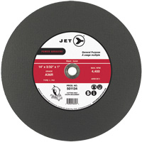 A36R Power Abrasive Cut-Off Wheel, 14" x 3/32", 1" Arbor, Type 1, 4400 RPM FMT Sales Ltd