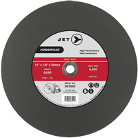 Meule &agrave; tronçonner PowerPlus A24R, 12" x 1/8", Arbre de 20 mm, Type 1, 6600 Tr/min FMT Sales Ltd