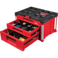PackOut 3-Drawer Tool Box, 16-3/10" x 22-1/5" x 14-3/10", Red FMT Sales Ltd