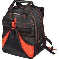 Sac &agrave; dos &agrave; outils de luxe, Noir/Rouge, Balistique/Polyester FMT Sales Ltd