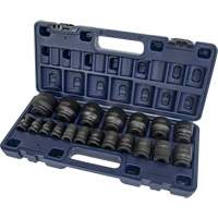 SAE Socket Set, 19 Pcs, Impact, 1/2" Drive Size FMT Sales Ltd