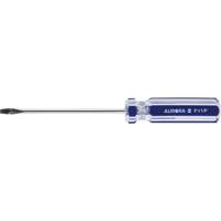 Tournevis &agrave; fente bleu transparent avec bandes , Tige de 1/8", Ronde, Prise en Plastique FMT Sales Ltd