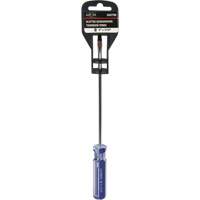 Blue Transparent Striped Slotted Screwdriver, 3/16" Tip, Round, Plastic Handle FMT Sales Ltd