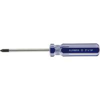 Tournevis Philips bleu transparent avec bandes, #1, Prise Plastique FMT Sales Ltd