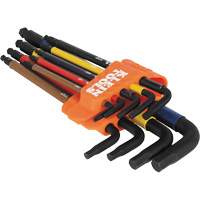 Colour-Coded Extra-Long L Style Hex Key Caddy Set, 9 Pcs., Imperial FMT Sales Ltd