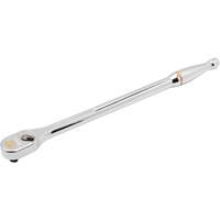 120XP Full Polish Chrome Extra Long Handle Teardrop Ratchet, 1/4" Drive, Ergonomic Handle FMT Sales Ltd