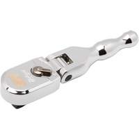 120XP Full Polish Chrome Stubby Flex Head Teardrop Ratchet FMT Sales Ltd