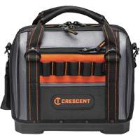 Sac ouvert de 14" pour outils d'ouvrier, Polyester, 32 pochettes, Noir/Gris FMT Sales Ltd